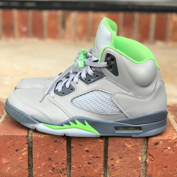 Air Jordan Retro 5 Green Bean Size 10.5 - Picture 2 of 10
